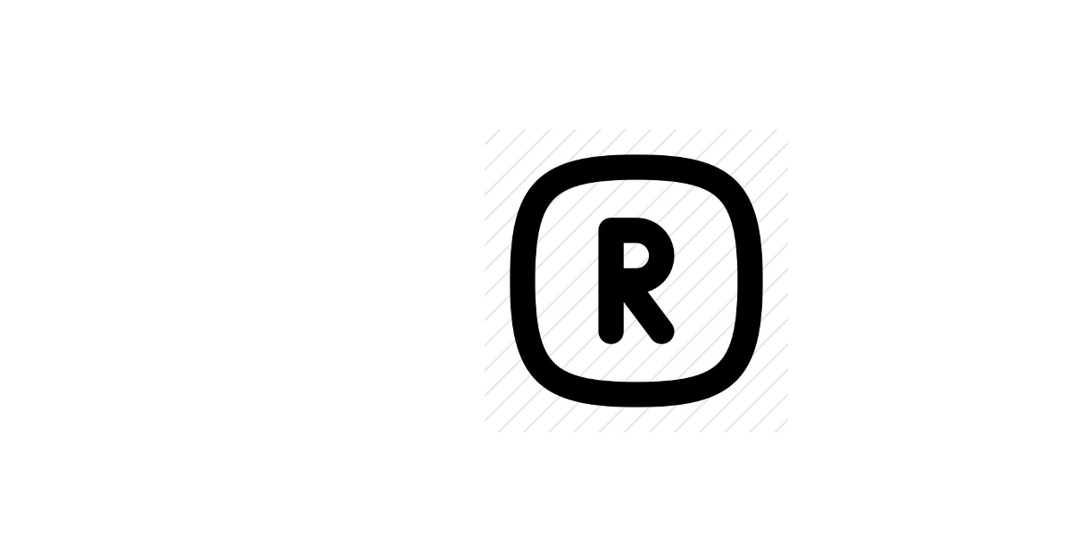 Square Rounded Letter R Line Icon by Tabler | Flowbase